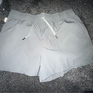 Avalanche Men's Athletic Shorts - Light Gray